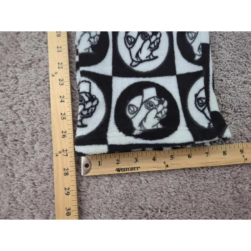 Buc-ees Beaver Pajama Pants Mens Medium Checkerboard‎ Fleece Lounge Plush